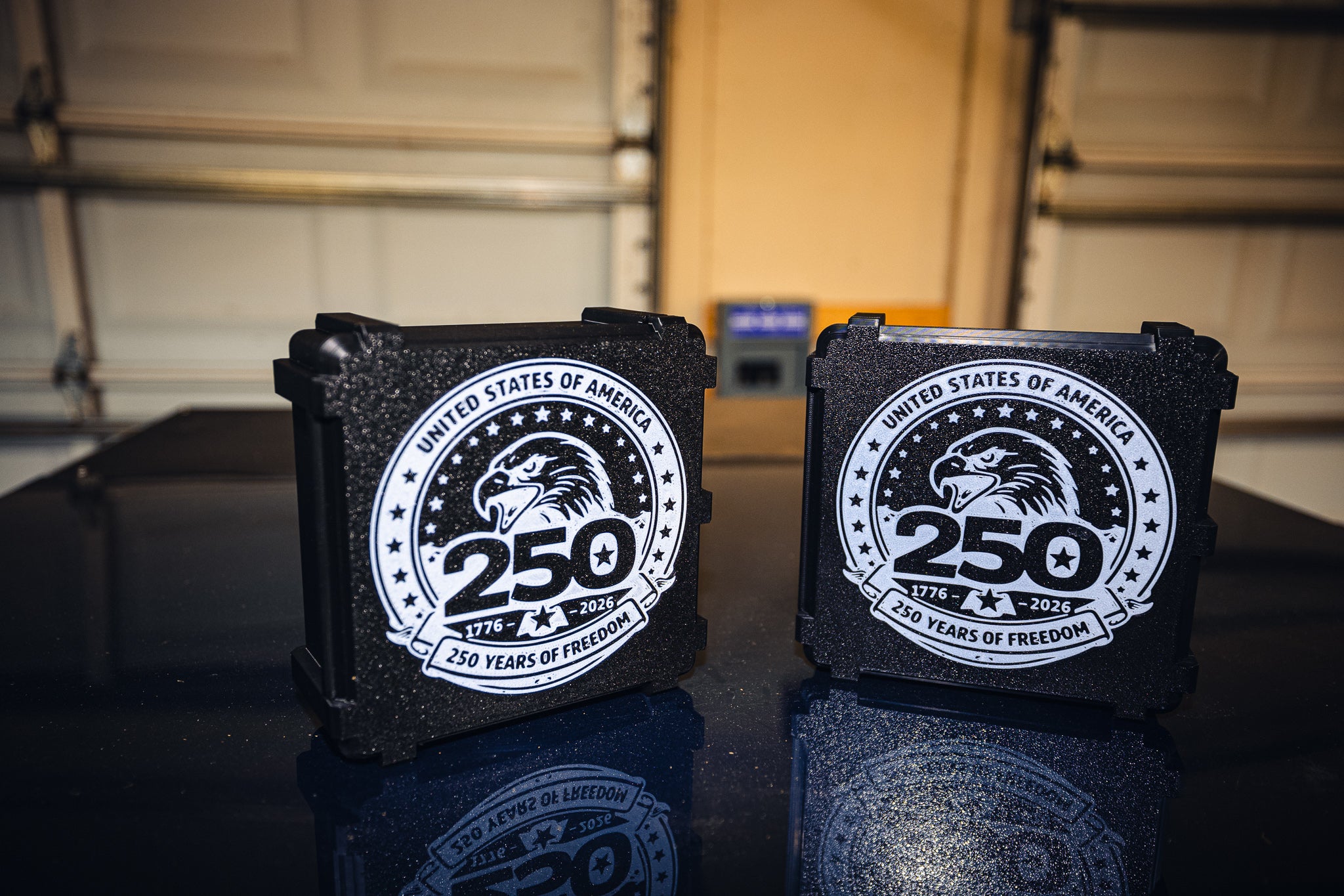 USA 250th Anniversary Tactical Ammo Box-Storage Case – 3D Print