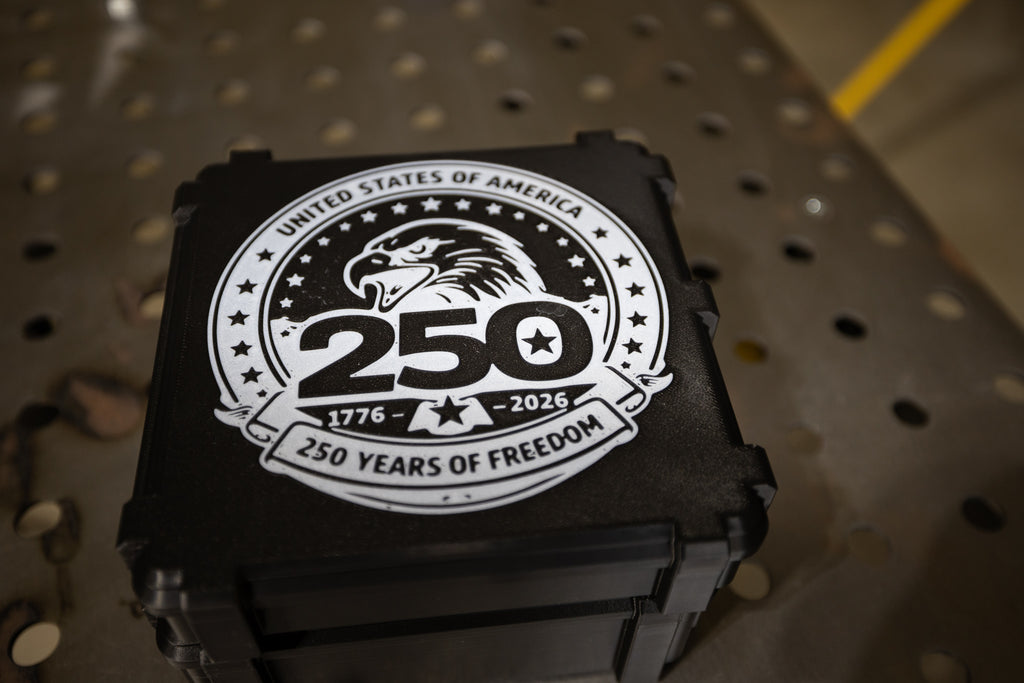 USA 250th Anniversary Tactical Ammo Box-Storage Case – 3D Print