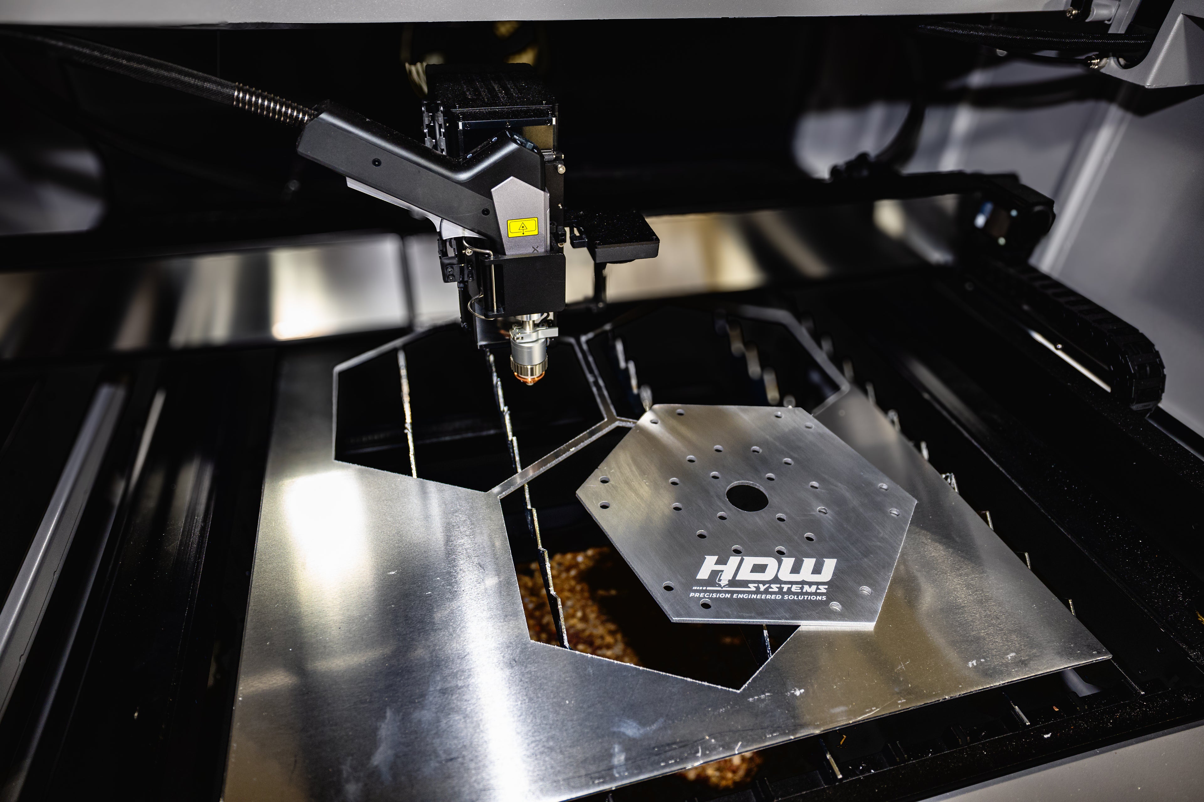 HDW Systems 6061-T6 aluminum hex beam base plate